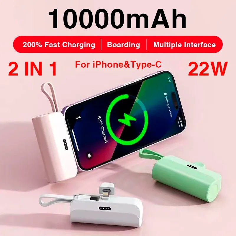 Capsule Mini Wireless Power Bank