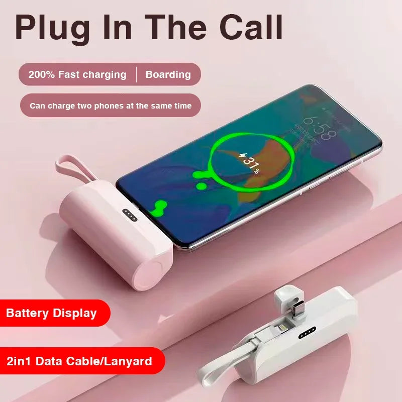 Capsule Mini Wireless Power Bank