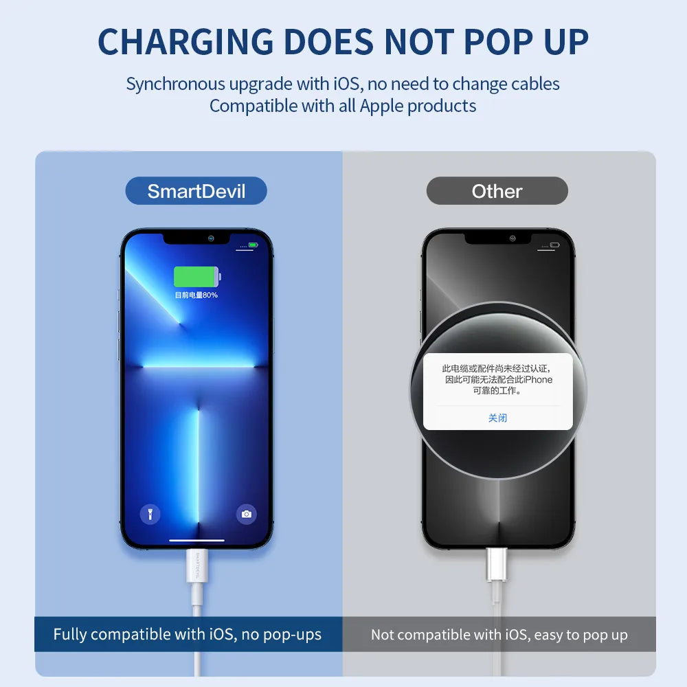 SmartDevil USB to Lightning Charging Cable